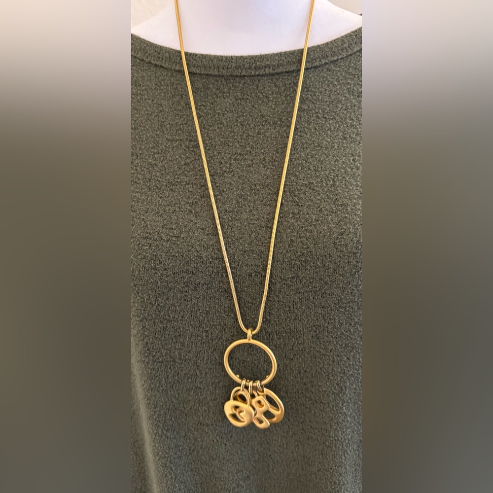 Napier Charm Necklace & Earrings Set